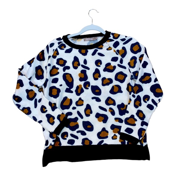 Brodie Cashmere Tops - SOLD Brodie100%  Cashmere Leopard Print Sweater